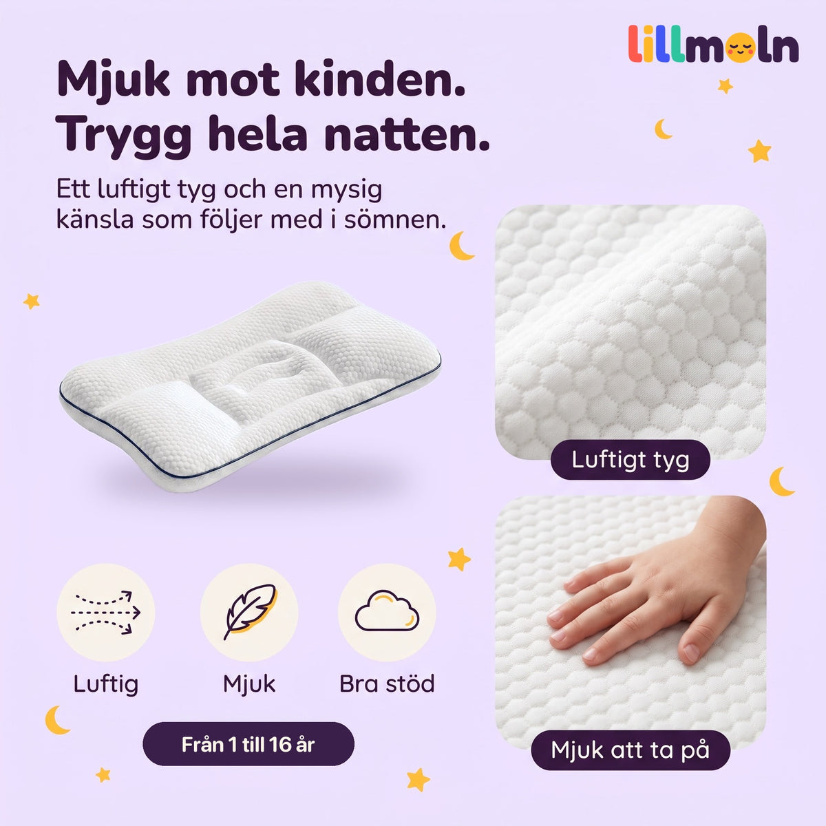 Mjuk och andningsbar bikakestickad trikå
