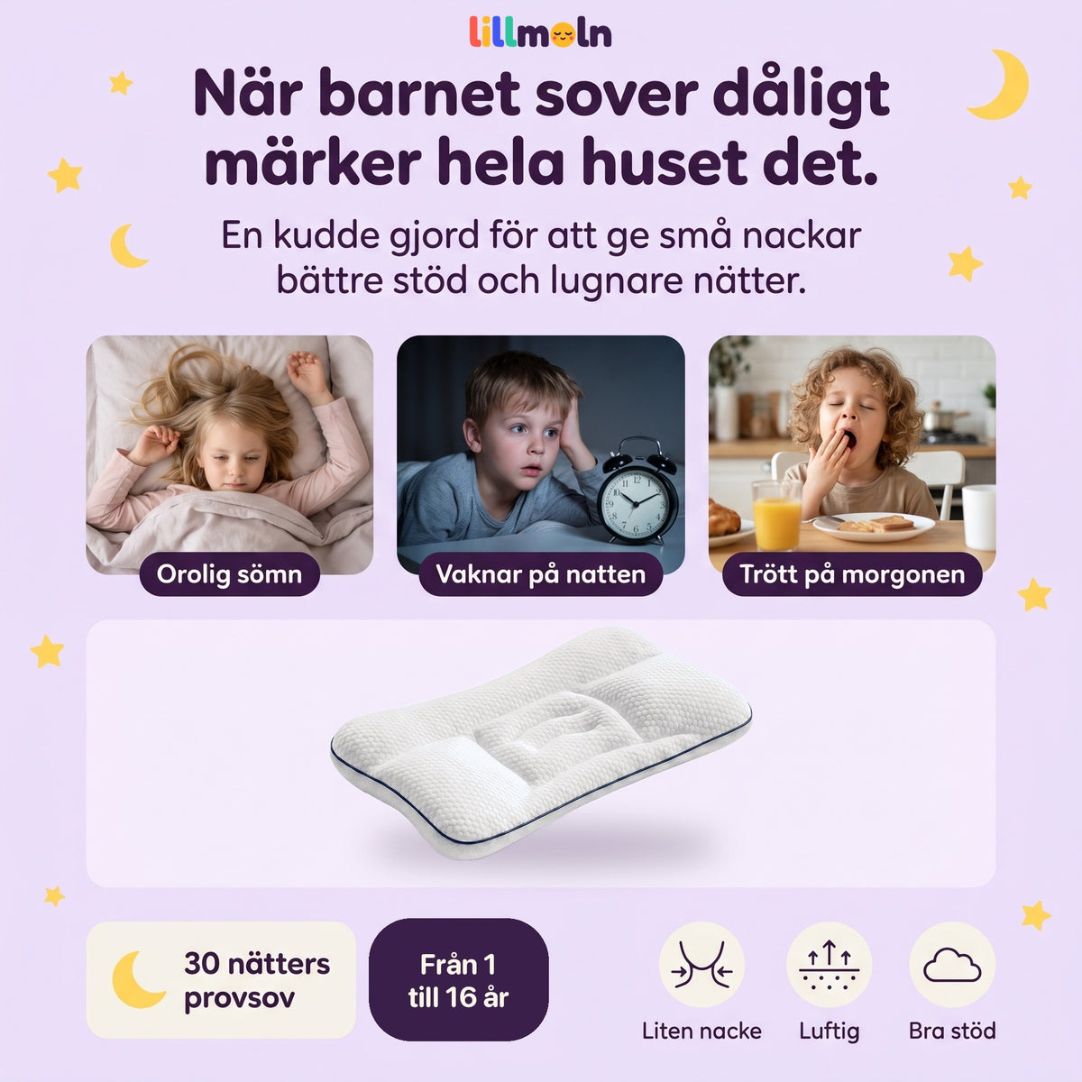När barnet sover dåligt märker hela huset det